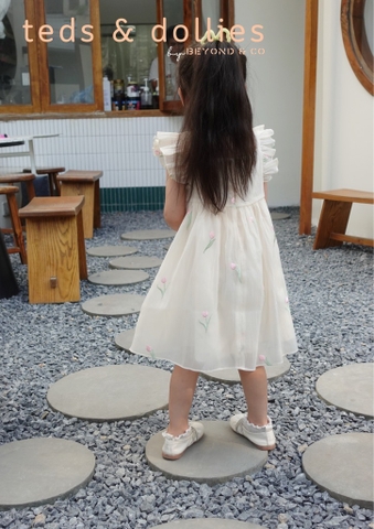 Váy Charlotte Dress - Hoạ tiết hoa Tulip