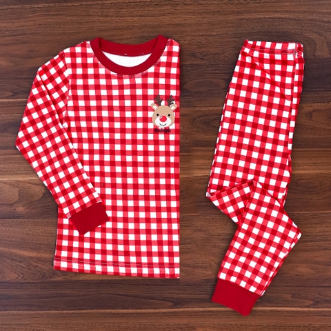 Bộ pijama dài tay Rudolph Lover - Maykids