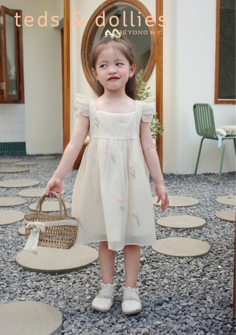 Váy Charlotte Dress - Hoạ tiết hoa Tulip