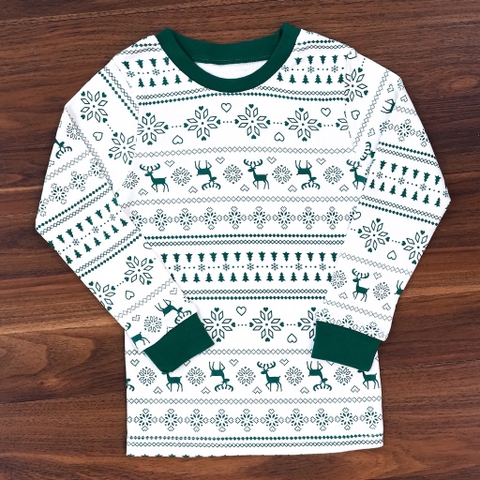 Bộ pijama dài tay Tree Rudolph - Maykids