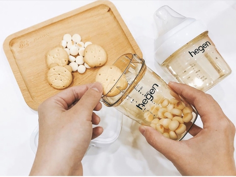 Bình trữ sữa Hegen PPSU 150ml nắp màu trắng