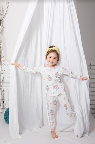 Bộ Pijama dài tay Olomimi bé gái My fairy
