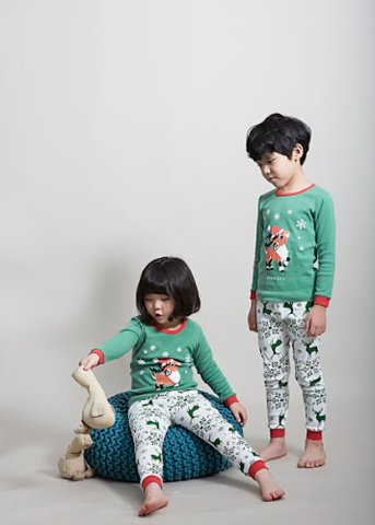 Bộ pijama dài Olomimi bé trai/ bé gái Merry Christmas 