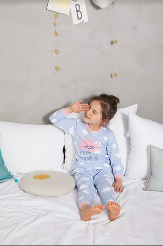 Bộ Pijama dài tay Olomimi bé gái My Sunshine