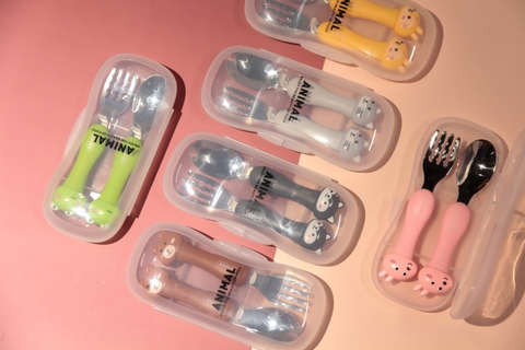 Bộ thìa dĩa Animal (dài)