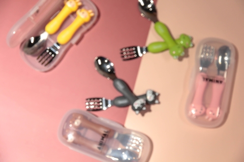 Bộ thìa dĩa Animal (dài)