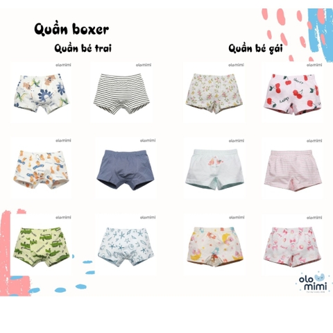 Quần Chip đùi Olomimi bé trai Black Stripe