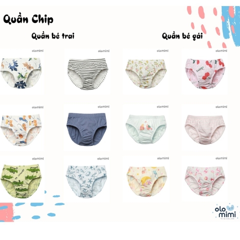 Quần chip tam giác Olomimi bé trai Navy