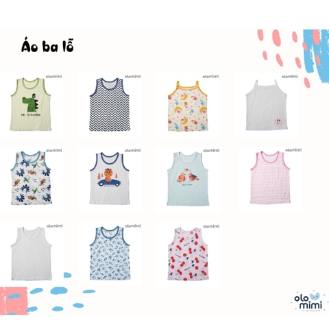 Áo ba lỗ Olomimi Night Bears