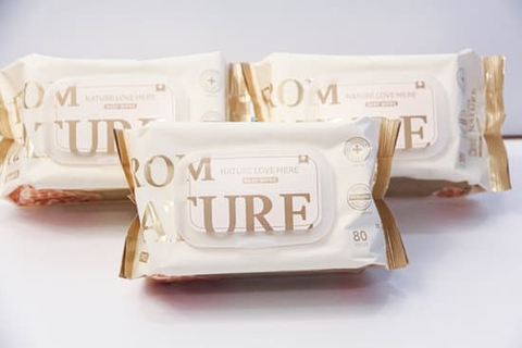 Khăn giấy ướt keo ong có nắp (80 tờ)