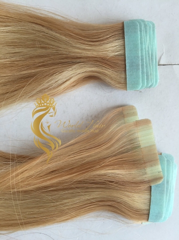 Single drawn tape hair