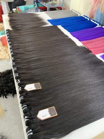 Black Weft Human Hair