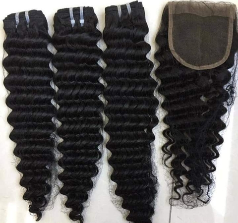 Wavy/Curly Weaving Human  Hair Extension