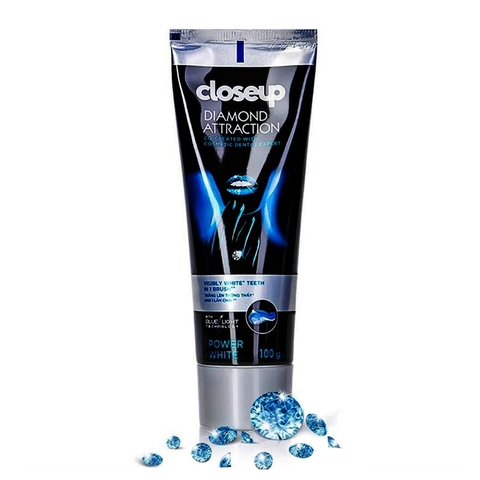 Kem đánh răng dạng gel Closeup White Attraction Diamond 100g