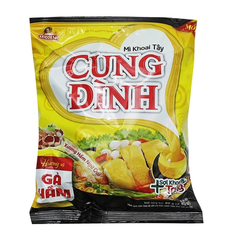 Mì khoai tây Cung Đình vị gà hầm gói 80g