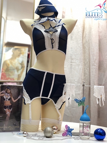 Bộ Đồ Lót Sexy Tiếp Viên