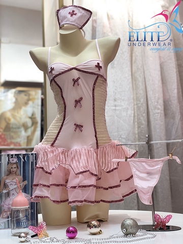 Bộ Đồ Lót Sexy Y Tá