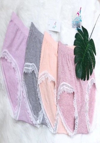 Quần lót nữ Elite trơn viền ren