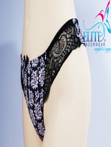 Quần Lót Elite Phối Ren Họa Tiết Hoa Lọt Khe
