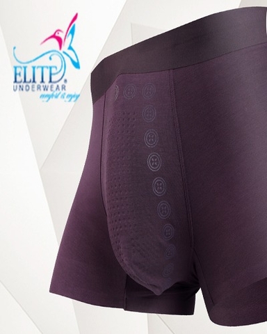 Quần lót boxer Nam Elite trơn thoáng