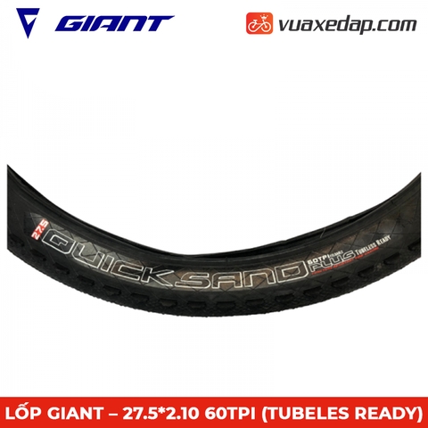 LỐP XE ĐẠP GIANT – 27.5*2.10 60TPI (TUBELES READY)