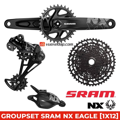 GROUPSET SRAM NX EAGLE [1x12] CHUẨN BOOTS, DUB