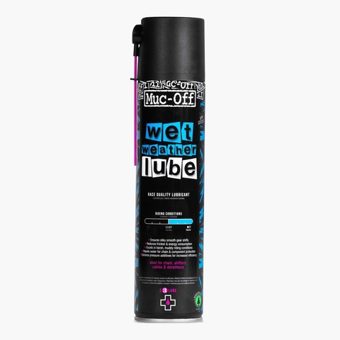 Bình Xịt Nhớt Ướt Xe Đạp MUC OFF Bike Wet Weather Lube Aerosol 400ml