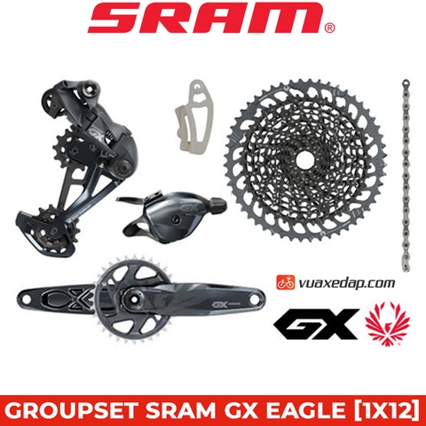 GROUPSET SRAM GX EAGLE [1x12] CHUẨN BOOTS, DUB