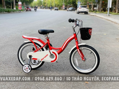 Xe đạp trẻ em Nhật Maruishi Dually (Astronaut) 16 inch cho bé từ 4 đến 8 tuổi