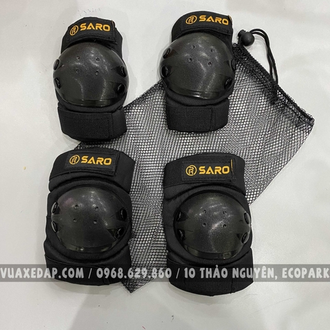Bộ bảo vệ tay chân cho bé đi xe đạp cao cấp SARO