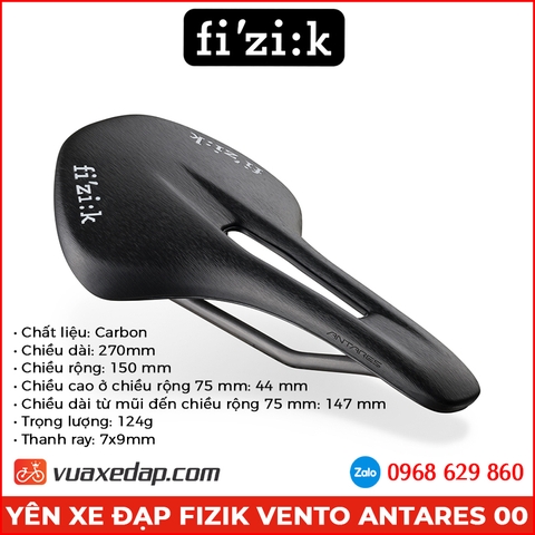 Yên xe đạp Fizik Vento Antares 00 (Carbon)