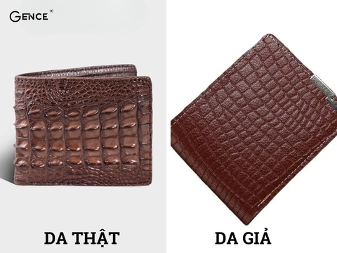 Top 4 cách nhận biết ví da cá sấu thật đơn giản