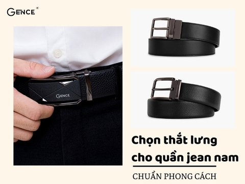 Tips chọn thắt lưng cho quần jean nam chuẩn phong cách