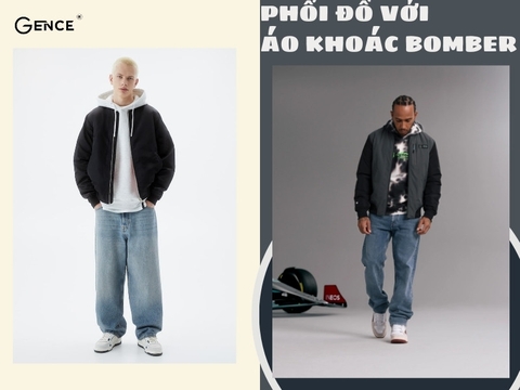 Phối đồ với áo khoác bomber, phong cách công sở năng động