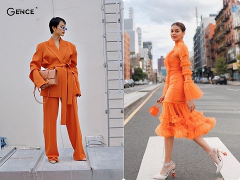 Màu cam phối với màu gì? Cách phối item màu cam thời trang phong cách