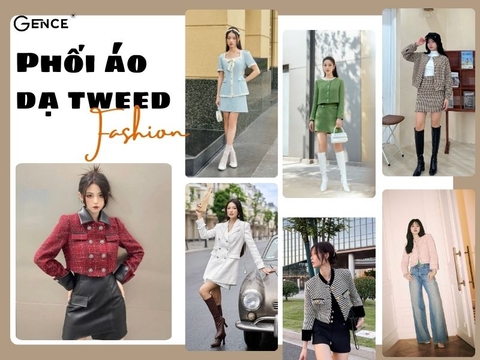 10 + Ý tưởng phối áo dạ tweed thời trang, sành điệu và ấm áp