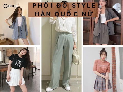 15+ ý tưởng phối đồ style Hàn Quốc nữ đa dạng phong cách