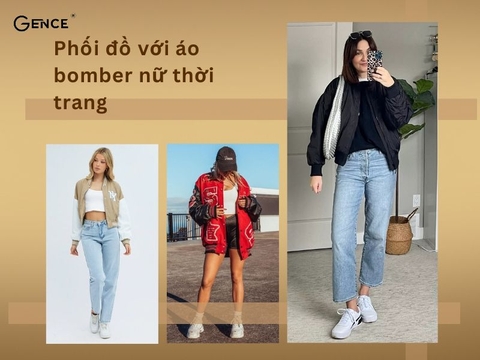 10+ Cách phối đồ với áo bomber nữ thời trang và cá tính