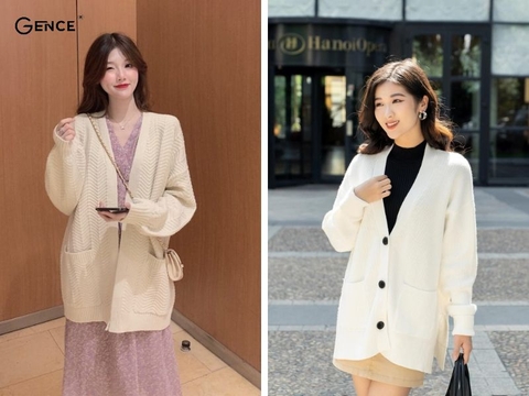 Bật mí 20 cách phối đồ với áo cardigan nữ phong cách và ấn tượng