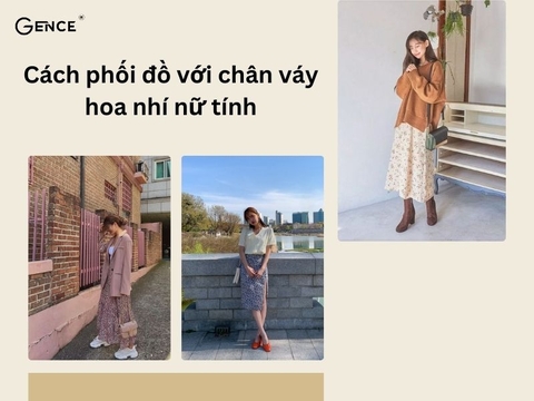 10+ Ý tưởng phối đồ với chân váy hoa nhí thời trang