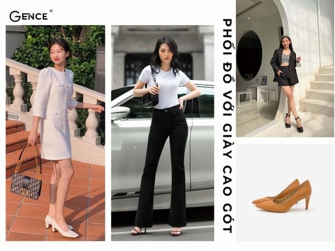 12 + Cách phối đồ với giày cao gót sang chảnh và thời trang