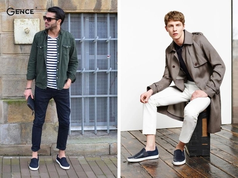 Phối đồ với giày lười nam cực đơn giản với 10 outfit thời trang