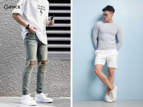 Gợi ý 10  tips phối đồ với giày trắng nam giúp thu hút ánh nhìn