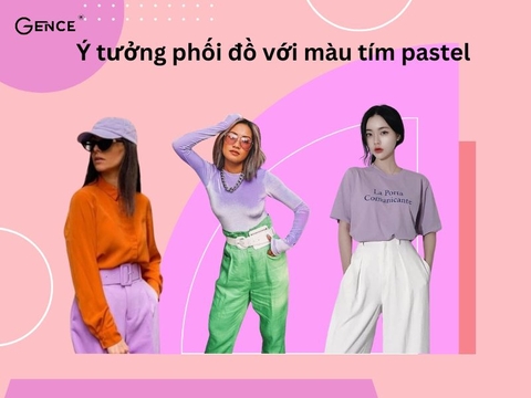10 Ý tưởng phối đồ với màu tím pastel thời trang, cuốn hút