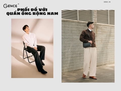 15+ Outfit phối đồ với quần ống rộng nam nâng tầm phong cách