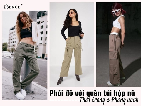 12 Cách phối đồ với quần túi hộp nữ thể hiện màu sắc cá nhân độc đáo