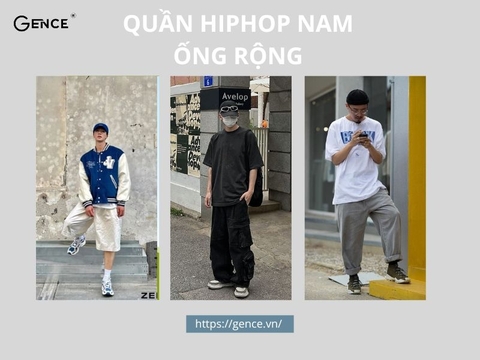 Xu hướng quần hiphop nam ống rộng thời thượng cho các chàng trai cá tính