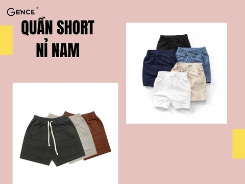 Top 10 mẫu quần short nỉ nam được yêu thích nhất hiện nay