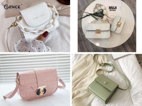 35 mẫu túi đeo chéo nữ đi học Hàn Quốc hợp thời trang được ưa chuộng
