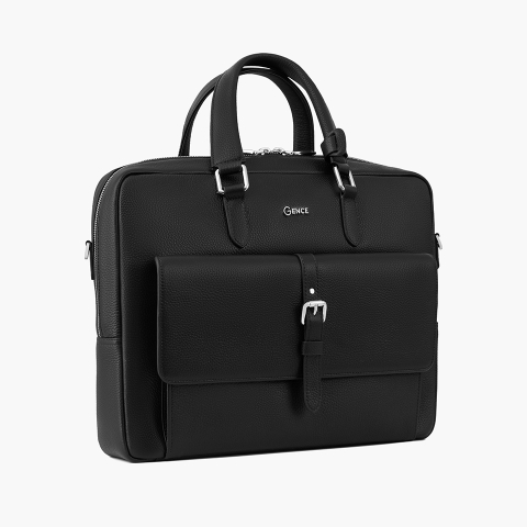 Túi xách công sở nam da Mill cao cấp GCE31 đen